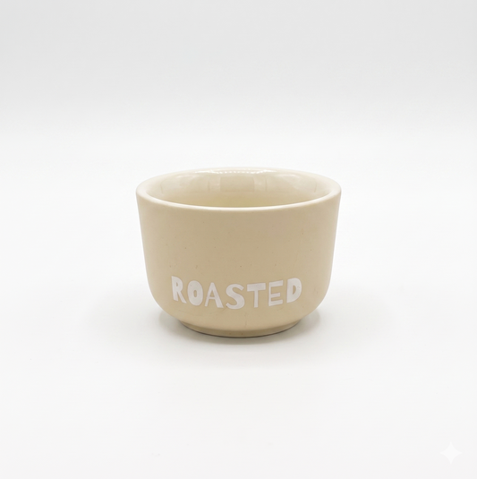 Roasted flat white cup