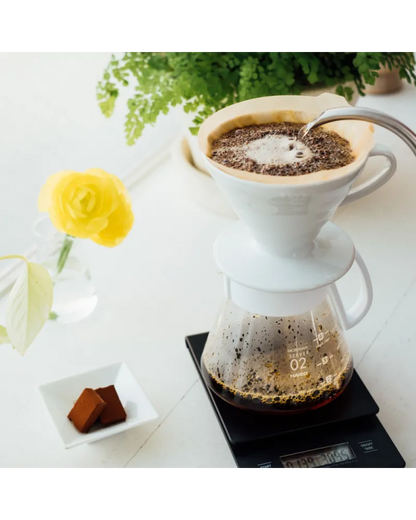 Hario V60 Ceramic Dripper Kit 02 White