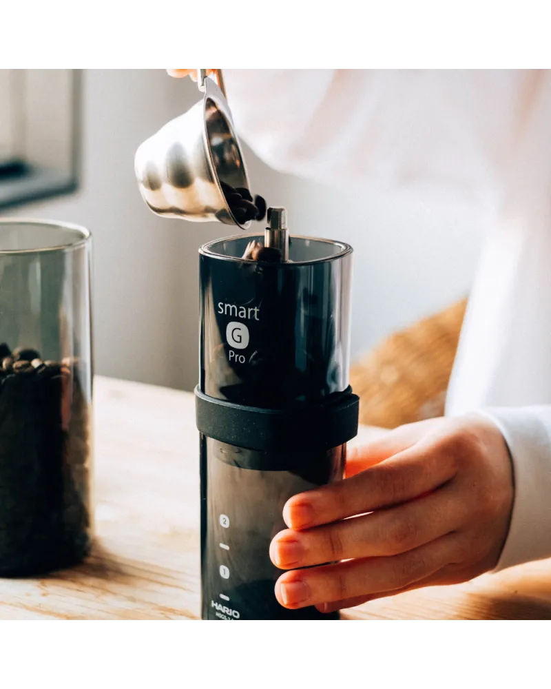 Hario Coffee Mill Smart G Transparent Black