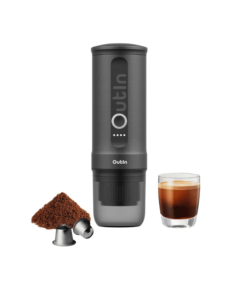 OutIn Nano Portable Electric Espresso Machine Space Grey